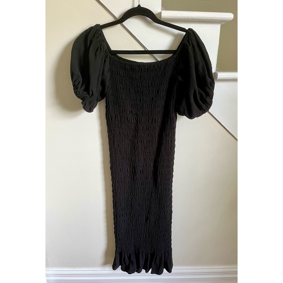 Never Fully Dressed Ruched Jojo Black Maxi - Picture 4 of 6